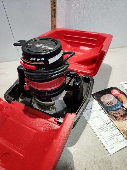 Sears Craftsman Router 25000 RPM 1 1/2 HP IN EZ Router Case