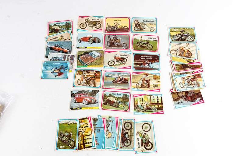 Vintage Hot Bike and Street Chopper Motorcycle Cards
