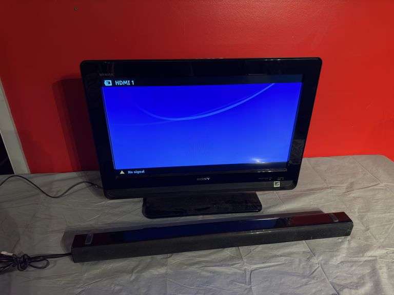 26” Sony Bravia TV & Sound Bar