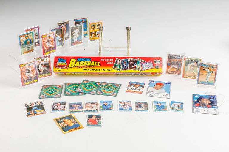 Micro Baseball Cards Grouping