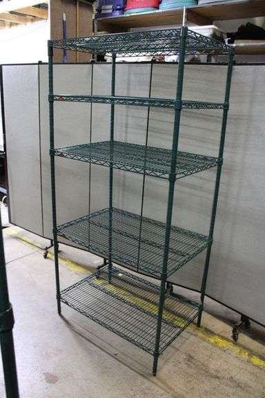 Green Metro Wire Shelving Unit - Auction Ohio