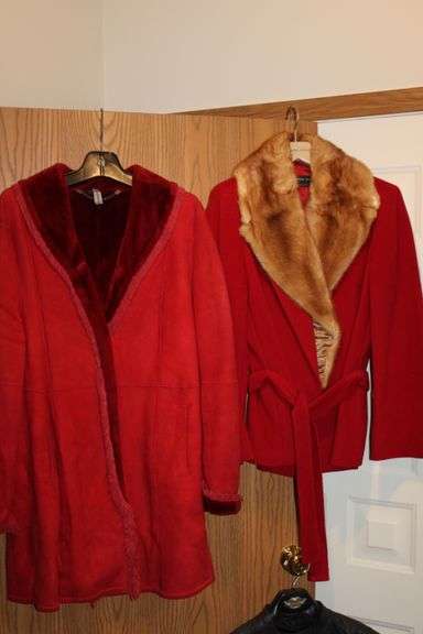 Women's Designer Red Coats