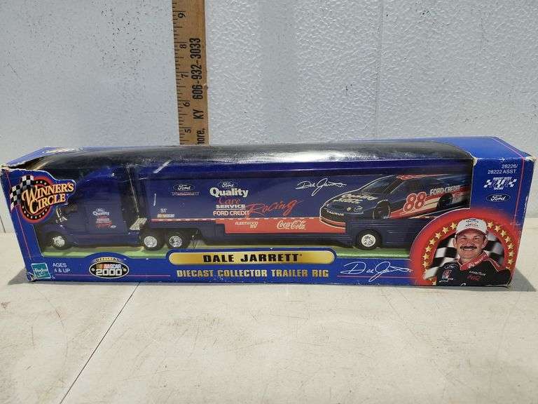 Winner's Circle Dale Jarrett Diecast Collector Trailer Rig