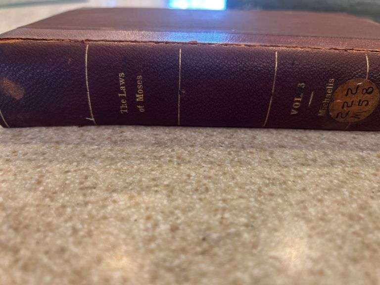 Commentaries on the Laws Of Moses