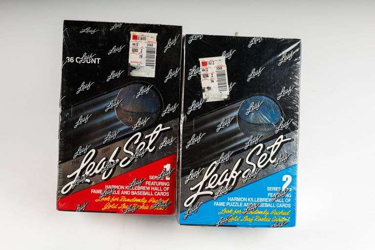1991 Leaf Baseball Card Sets- Series 1 and 2