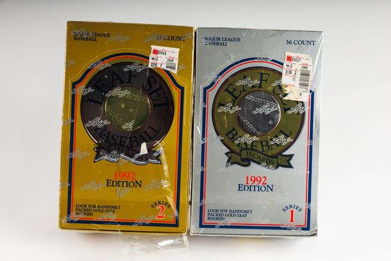 1992 Leaf Set Baseball Cards- Series 1 and 2