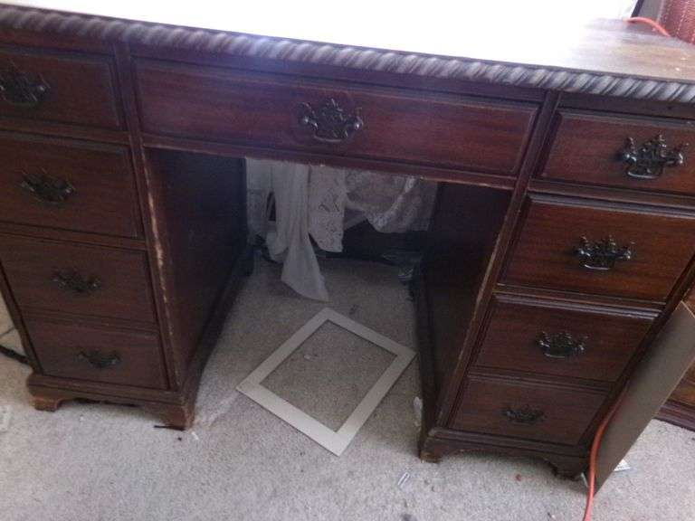 9 Drawer Desk 43W x 30H x 23W