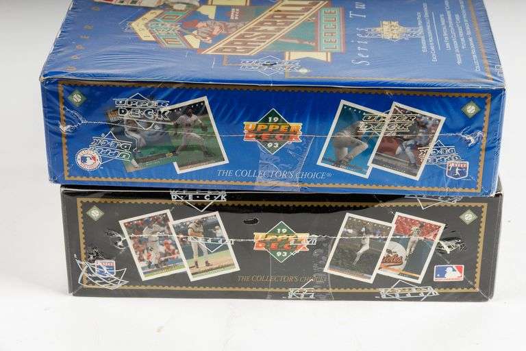 Sealed Boxes- 1993 Upper Deck Series One and Series Two Baseball Cards