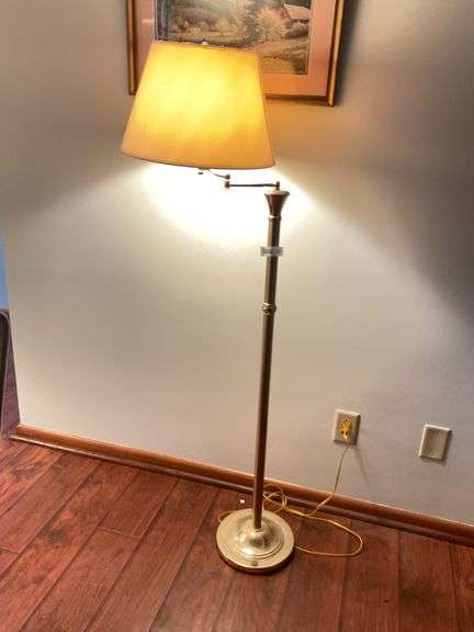Brass Bridge Lamp - Good Condition.
