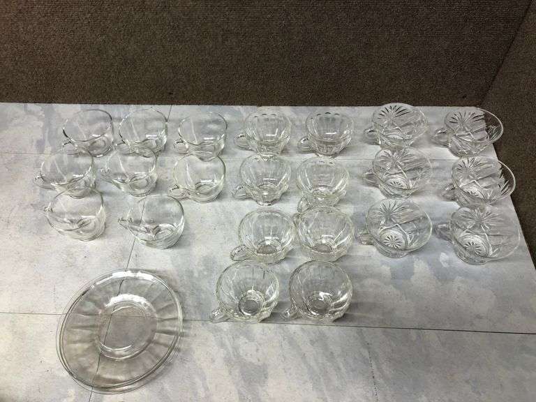 Clear Glass Punch Cups