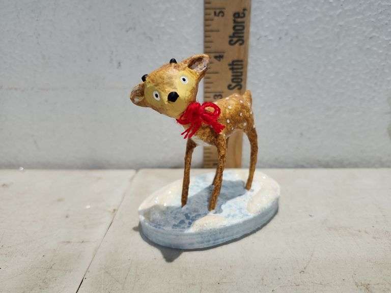 New Lori C Mitchell Baby Reindeer Figure