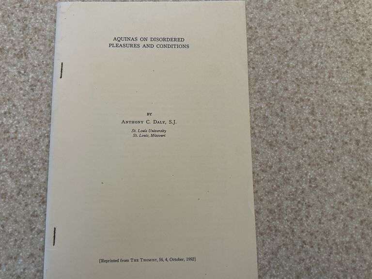 Aquinas On Disordered Pleasures