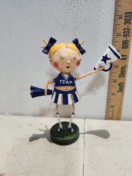 New Lori C Mitchell ESC Rah Rah Rachel Blue Team Figure