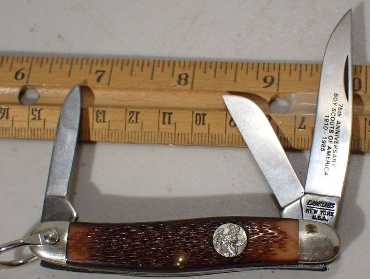 Boy Scout Camillus Folding Pocket Knife - 75th Anniversary