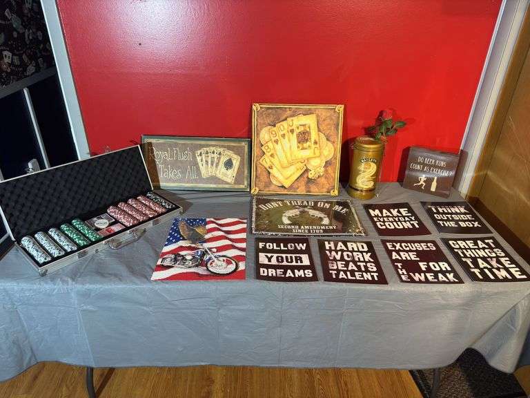 Poker Chips & Related items