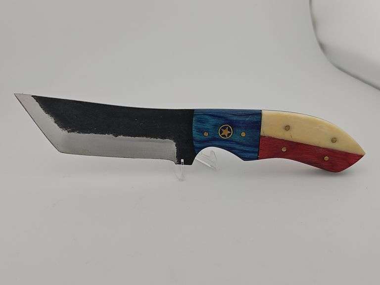 Carbon Steel Patriot Knife w/ Leather Sheath