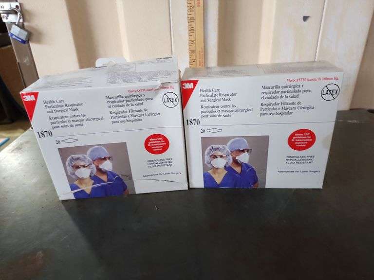 2 Boxes 3M 1870 Masks