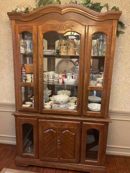 Hutch w/ Contents - Good Condition.