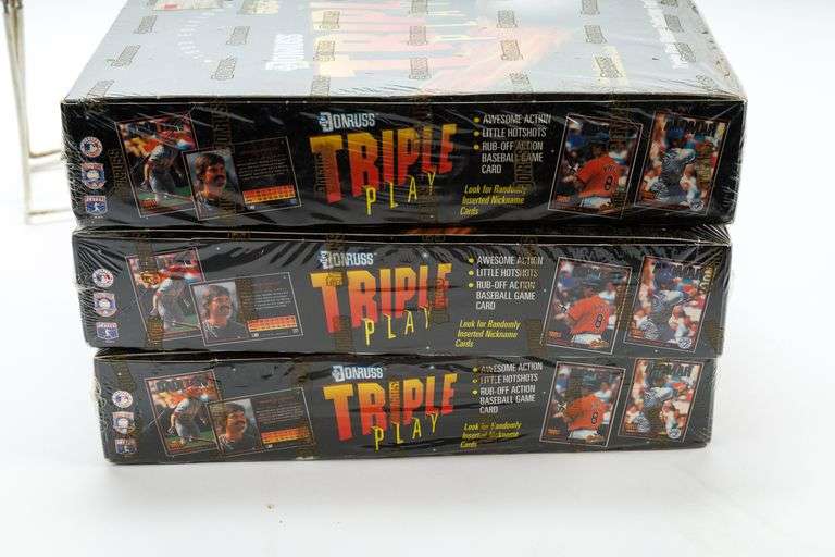 1993 Donruss Triple Play Baseball Cards- 3 Sealed Boxes