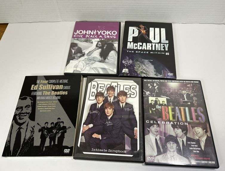 Beatles, Paul McCartney, John & Yoko Concert Film TV DVD Lot