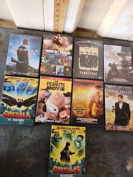 Nine Assorted DVDs