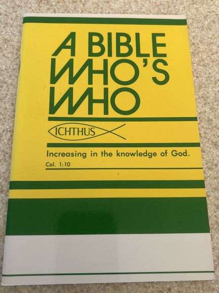 A Bible Who's Who