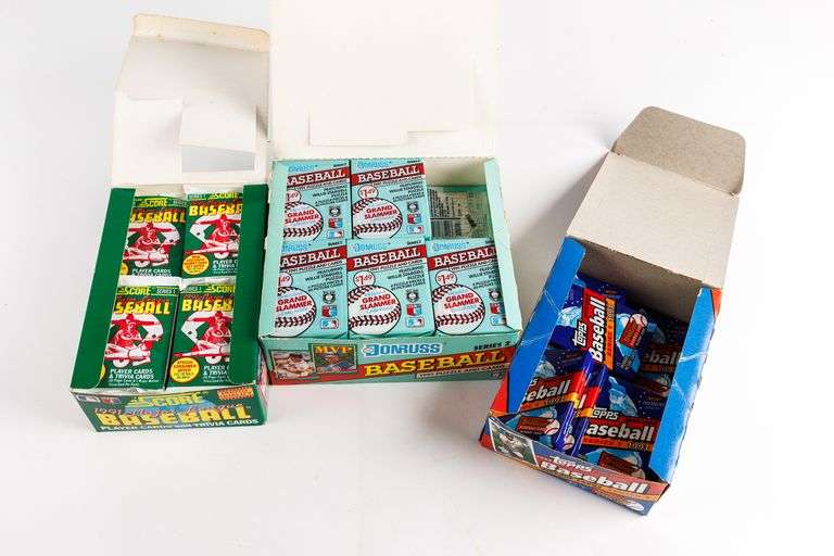 1991 and 1993 MLB Baseball Cards Sealed Packs