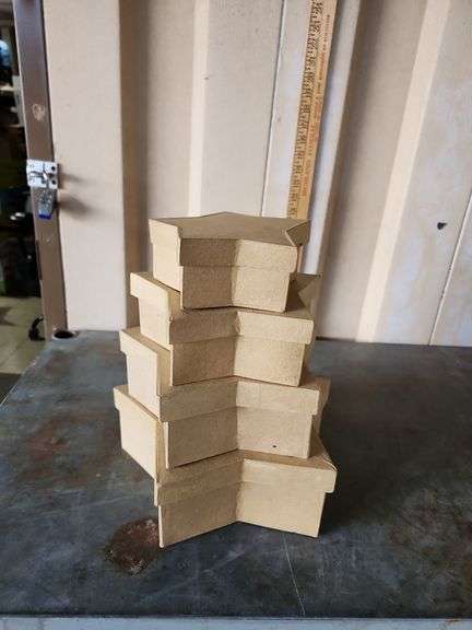 Stackable Star Cardboard Boxes