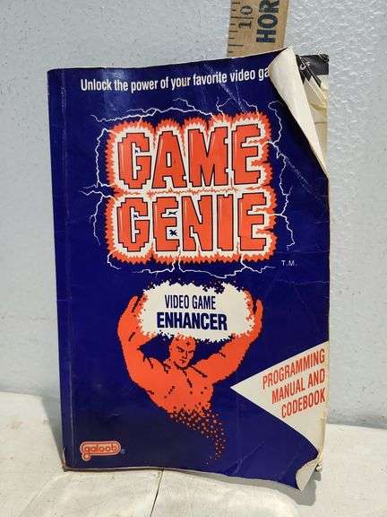1990 Game Genie Video Game Enhancer Codebook Has Ware