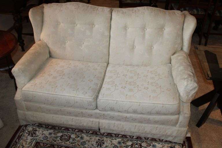 Cream Loveseat