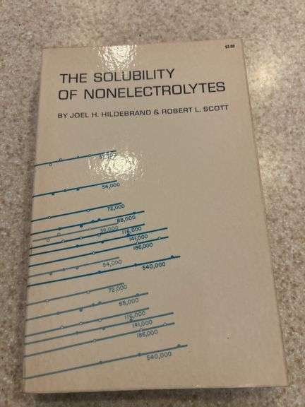 The Solubility of Nonelectrolytes