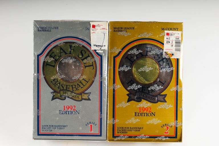 1992 Leaf Baseball Card Sets- Series 1 and 2