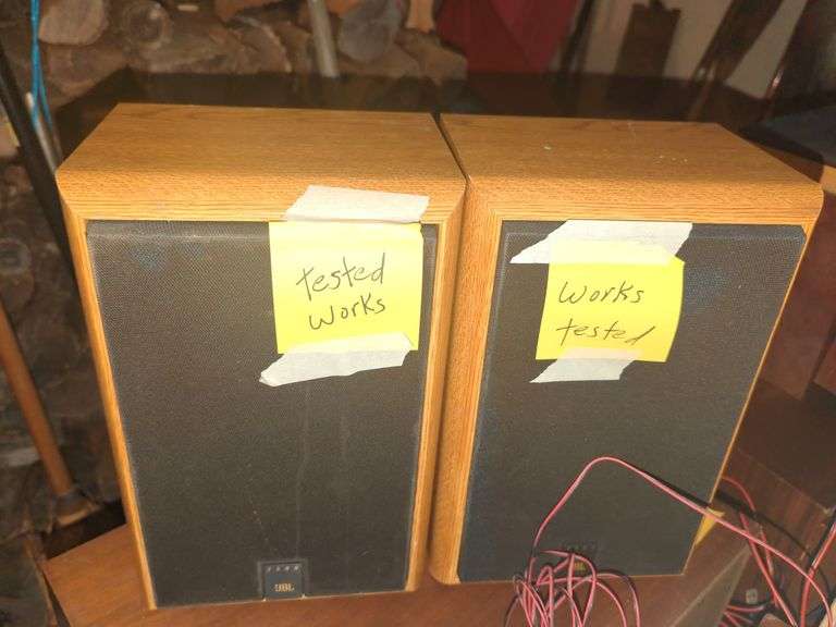 Pair of JBL 2600 Woodgrain Finish Speakers