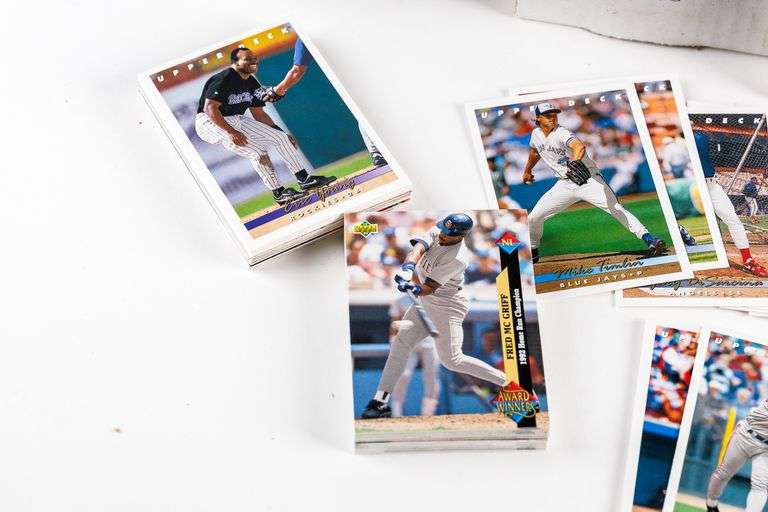 Large Collection of 1993 Upper Deck Baseball Cards