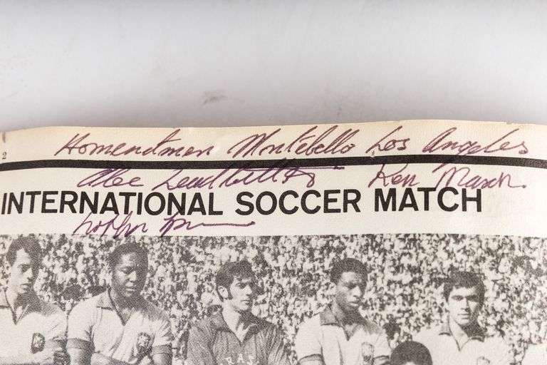 Farewell to King- Pele Soccer World Cup Program