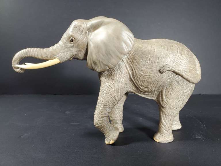 "1994" Lenox Porcelain Elephant (with both tusks)