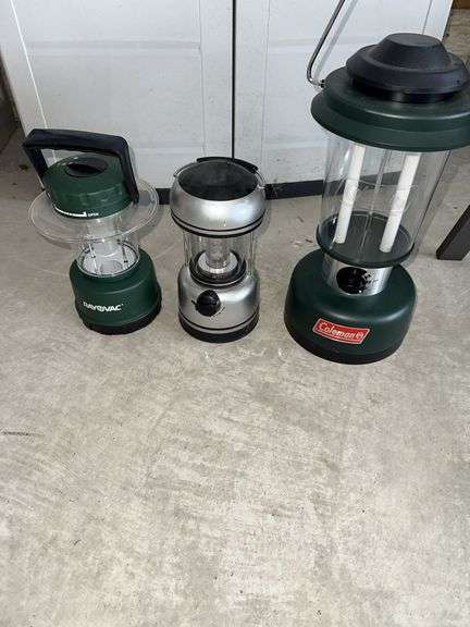Battery powered camp lanterns