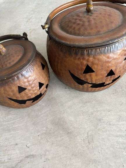 Metal pumpkins