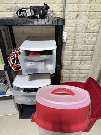 Seasonal lighting + storage