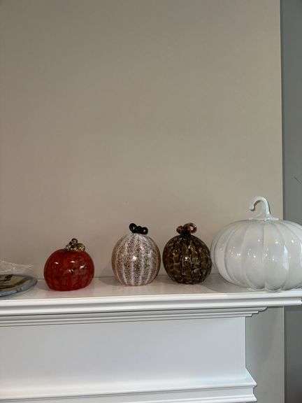 Glass pumpkins