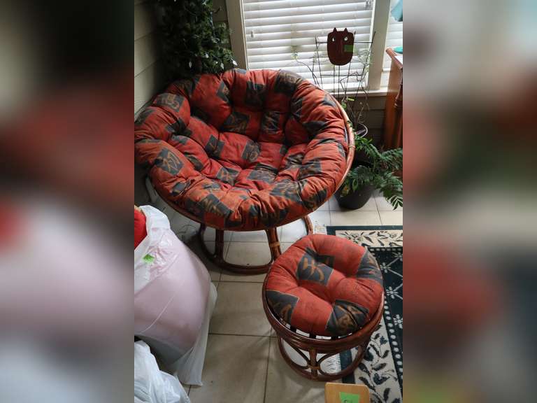 Vintage Papasan Chair
