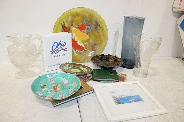Glass, China Print & Books