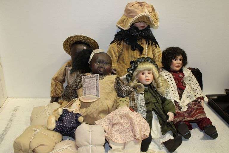Group of Porcelain Dolls