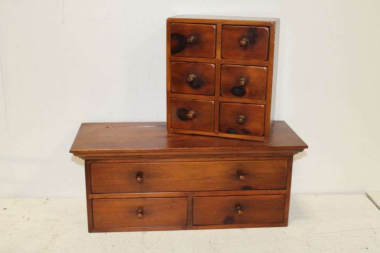 Vintage Spice Cabinet & Desk
