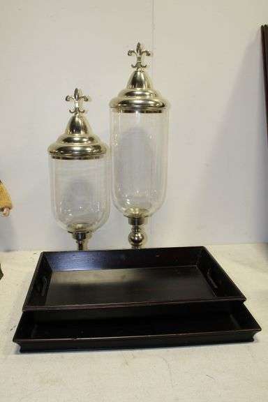 Glass Jars & Trays