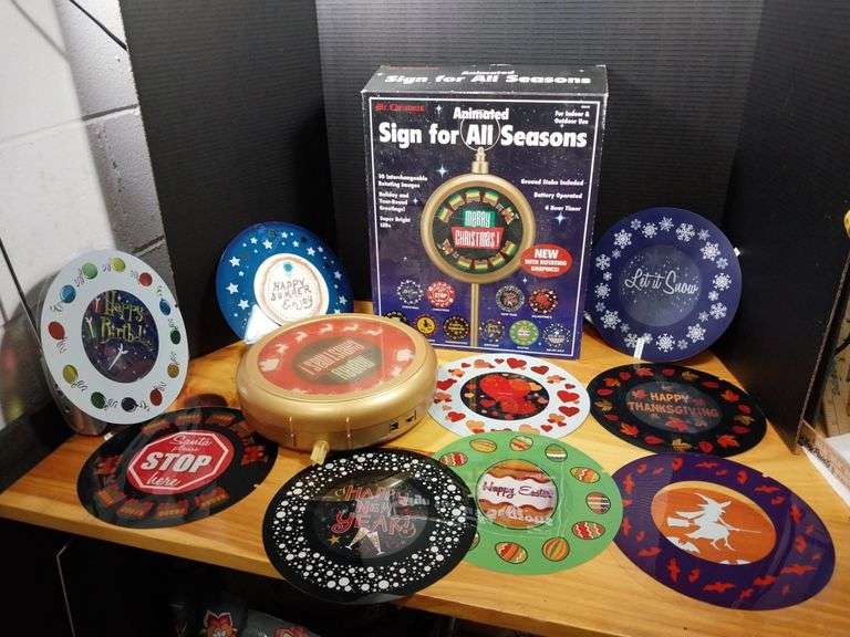 Mr. Christmas Animated Sign