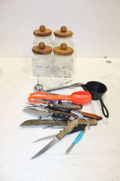 Knives, Utensils & Canisters
