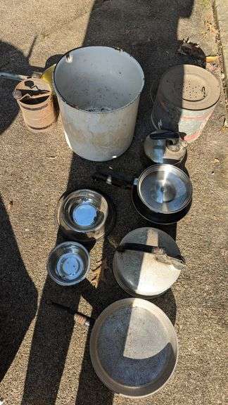 Metal dog bowls and more