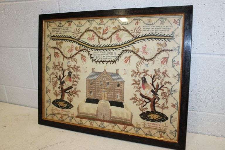 Folk Art Sampler Print