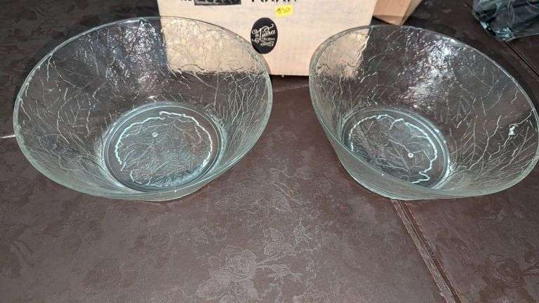 Tiara Glass Serving Bowls